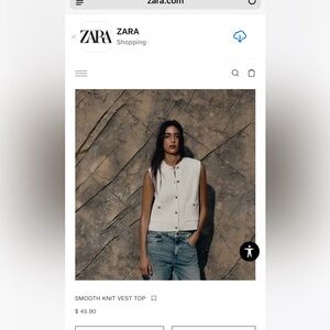 Zara vest.